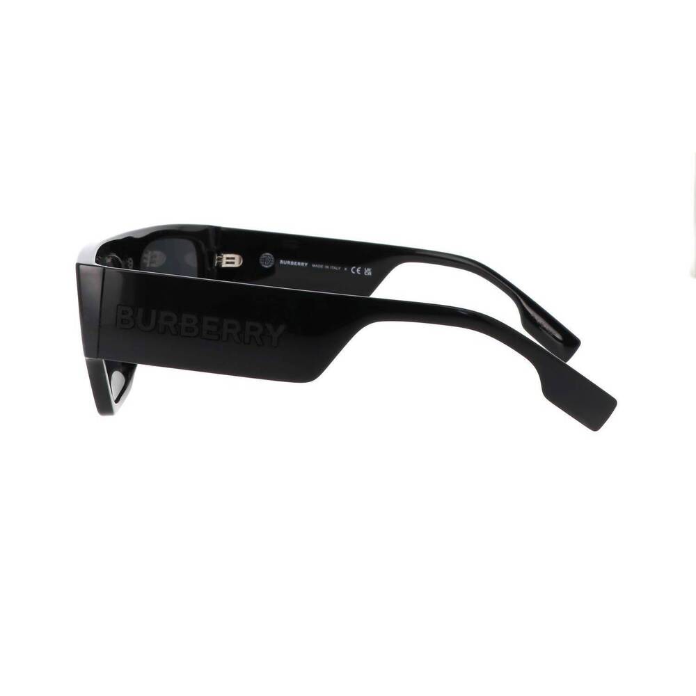 NEW BURBERRY unisex micah sunglasses in black - Picture 2 of 3